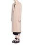 Front View - Click To Enlarge - T BY ALEXANDER WANG - Shawl collar mohair blend coat