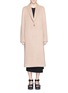 Main View - Click To Enlarge - T BY ALEXANDER WANG - Shawl collar mohair blend coat