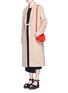 Figure View - Click To Enlarge - T BY ALEXANDER WANG - Shawl collar mohair blend coat