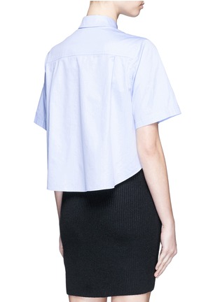 Back View - Click To Enlarge - T BY ALEXANDER WANG - Cotton poplin shirt