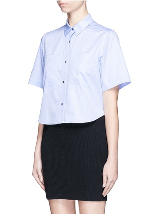 Front View - Click To Enlarge - T BY ALEXANDER WANG - Cotton poplin shirt