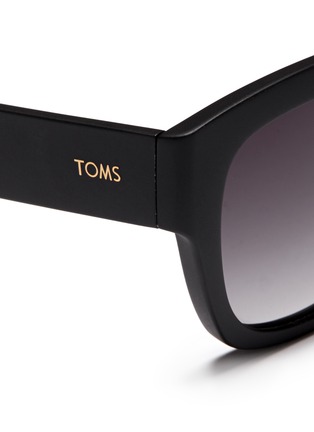 Detail View - Click To Enlarge - TOMS ACCESSORIES - 'Audrina' square D-frame matte acetate sunglasses