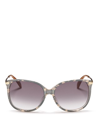Main View - Click To Enlarge - TOMS ACCESSORIES - 'Sandela 201' wire temple acetate sunglasses