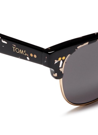 Detail View - Click To Enlarge - TOMS ACCESSORIES - 'Lobamba' tortoiseshell effect acetate browline sunglasses