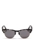 Main View - Click To Enlarge - TOMS ACCESSORIES - 'Lobamba' tortoiseshell effect acetate browline sunglasses