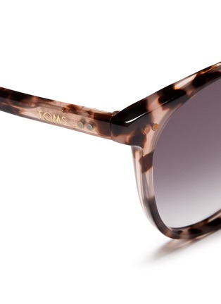 Detail View - Click To Enlarge - TOMS ACCESSORIES - 'Bellini' tortoiseshell effect acetate sunglasses