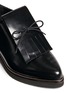 Detail View - Click To Enlarge - FABIO RUSCONI - Brushed leather kiltie Oxfords
