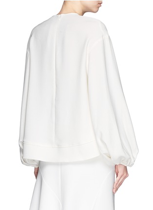 Back View - Click To Enlarge - ELLERY - 'Tarot' voluminous sleeve crepe blouse