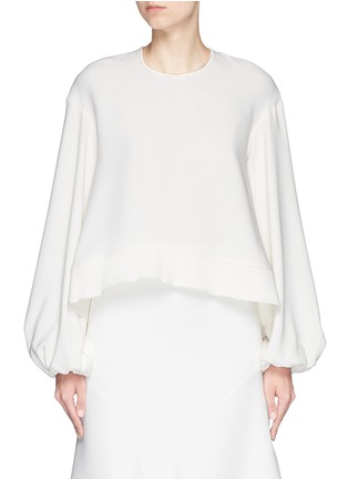 Main View - Click To Enlarge - ELLERY - 'Tarot' voluminous sleeve crepe blouse