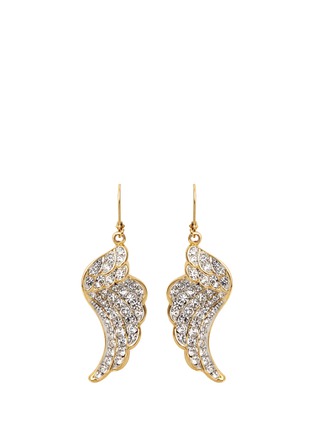 Main View - Click To Enlarge - KENNETH JAY LANE - Crystal wing earrings