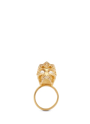 Main View - Click To Enlarge - ALEXANDER MCQUEEN - King skull ring