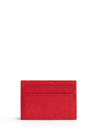 Figure View - Click To Enlarge - ALEXANDER MCQUEEN - Skull leather card holder