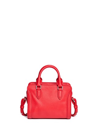 Back View - Click To Enlarge - ALEXANDER MCQUEEN - 'Padlock' mini leather tote