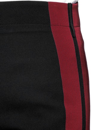 Detail View - Click To Enlarge - LANVIN - Side stripe high waist cropped pants