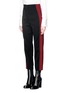 Front View - Click To Enlarge - LANVIN - Side stripe high waist cropped pants