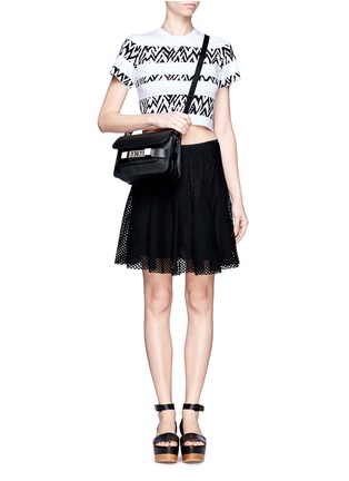 Figure View - Click To Enlarge - PROENZA SCHOULER - PS11 Mini Classic textured leather bag