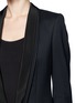Detail View - Click To Enlarge - STELLA MCCARTNEY - Triple shawl lapel tuxedo jacket