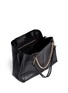 Detail View - Click To Enlarge - SEE BY CHLOÉ - 'Beki' medium grainy leather chain tote