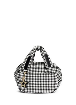 Main View - Click To Enlarge - SEE BY CHLOÉ - 'Joy Rider' small gingham check puffer bag