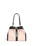 Main View - Click To Enlarge - SEE BY CHLOÉ - 'Beki' medium grainy leather chain tote