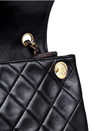  - VINTAGE CHANEL - Quilted lambskin leather flap bag