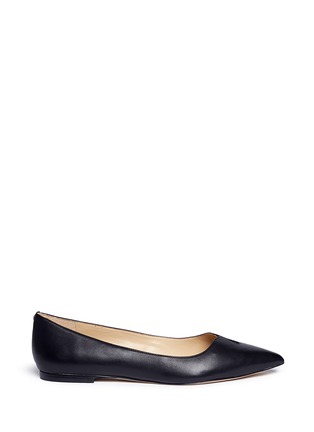 Main View - Click To Enlarge - SAM EDELMAN - 'Ruby' keyhole vamp leather skimmer flats
