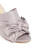 Detail View - Click To Enlarge - SAM EDELMAN - 'Yumi' bow textured satin mules