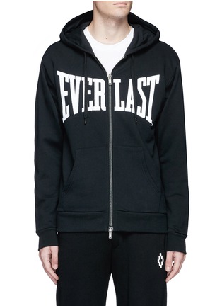 Main View - Click To Enlarge - PORTS 1961 - x Everlast logo appliqué zip hoodie