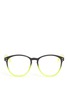 Main View - Click To Enlarge - MATTHEW WILLIAMSON - Two-tone rounded plastic optical glasses