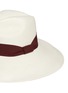 Detail View - Click To Enlarge - SENSI STUDIO - Ribbon bow toquilla straw panama hat