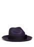 Main View - Click To Enlarge - SENSI STUDIO - Grosgrain ribbon band straw panama hat