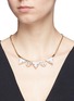 Figure View - Click To Enlarge - ANTON HEUNIS - Swarovski crystal vintage stone necklace