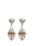 Main View - Click To Enlarge - ANTON HEUNIS - Swarovski crystal vintage stone pendant earrings