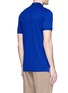 Back View - Click To Enlarge - PS PAUL SMITH - Slim fit logo embroidered polo shirt