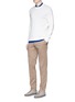 Figure View - Click To Enlarge - PS PAUL SMITH - Slim fit logo embroidered polo shirt