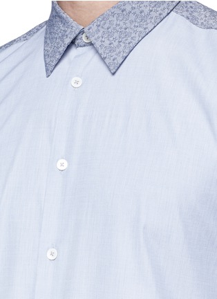 Detail View - Click To Enlarge - PS PAUL SMITH - 'Dice' embroidered cotton shirt