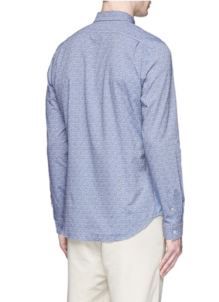 Back View - Click To Enlarge - PS PAUL SMITH - 'Dice' embroidered cotton shirt