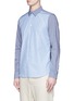 Front View - Click To Enlarge - PS PAUL SMITH - 'Dice' embroidered cotton shirt