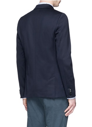 Back View - Click To Enlarge - PS PAUL SMITH - Slim fit cotton jersey blazer