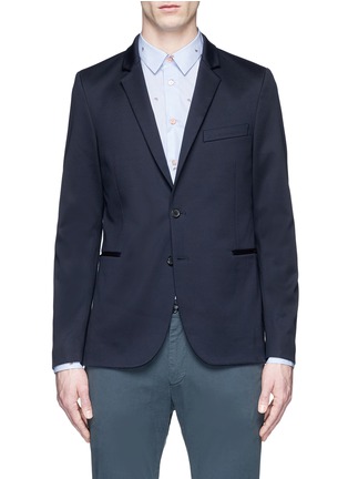 Main View - Click To Enlarge - PS PAUL SMITH - Slim fit cotton jersey blazer