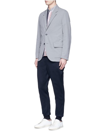 Figure View - Click To Enlarge - PS PAUL SMITH - Slim fit cotton jersey jogging pants