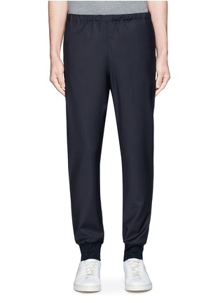 Main View - Click To Enlarge - PS PAUL SMITH - Wool hopsack jogging pants