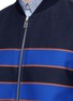 Detail View - Click To Enlarge - PS PAUL SMITH - Contrast stripe blouson jacket
