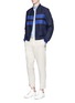 Figure View - Click To Enlarge - PS PAUL SMITH - Contrast stripe blouson jacket