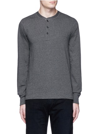 Main View - Click To Enlarge - RAG & BONE - 'Standard Issue' jersey Henley shirt