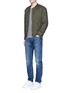 Figure View - Click To Enlarge - RAG & BONE - 'Standard Issue' medium wash jeans