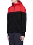 Front View - Click To Enlarge - RAG & BONE - 'Precision' colourblock zip hoodie