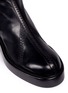 Detail View - Click To Enlarge - ELLERY - 'Venus' zigzag stitch zip leather boots