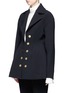 Front View - Click To Enlarge - ELLERY - 'Marilyn' double-breasted flared twill coat