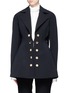 Main View - Click To Enlarge - ELLERY - 'Marilyn' double-breasted flared twill coat